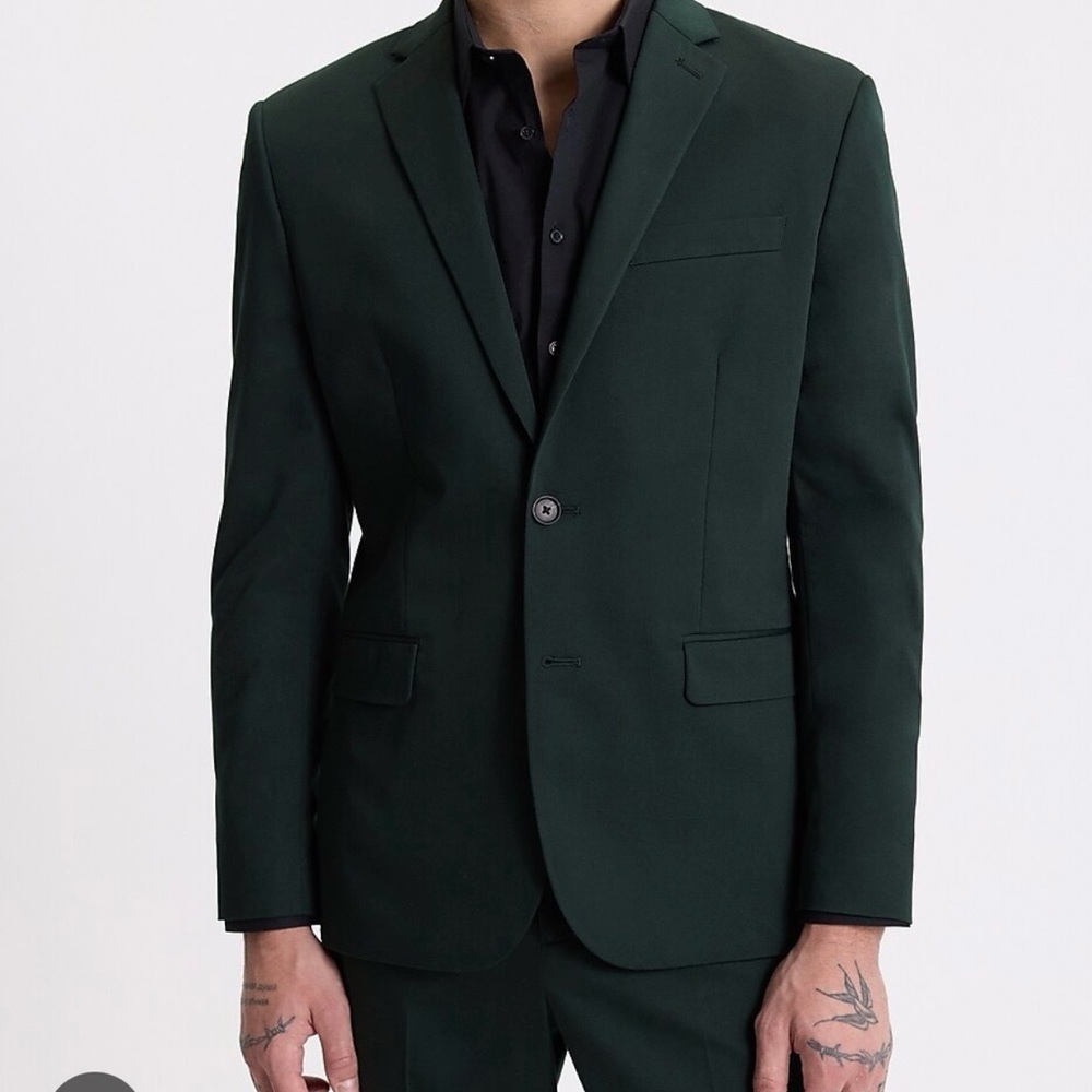 Express Forest Green Men's Suit AND pants
